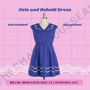 Modcloth 4x Oslo and Behold Dress